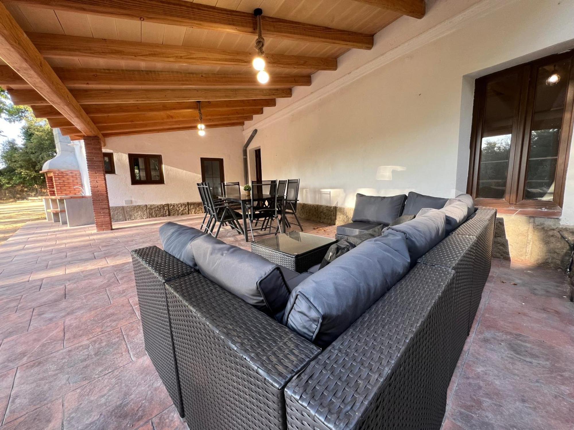 Casa Rural Can Ricos - El Mirador Del Montseny Vallgorguina Exterior foto